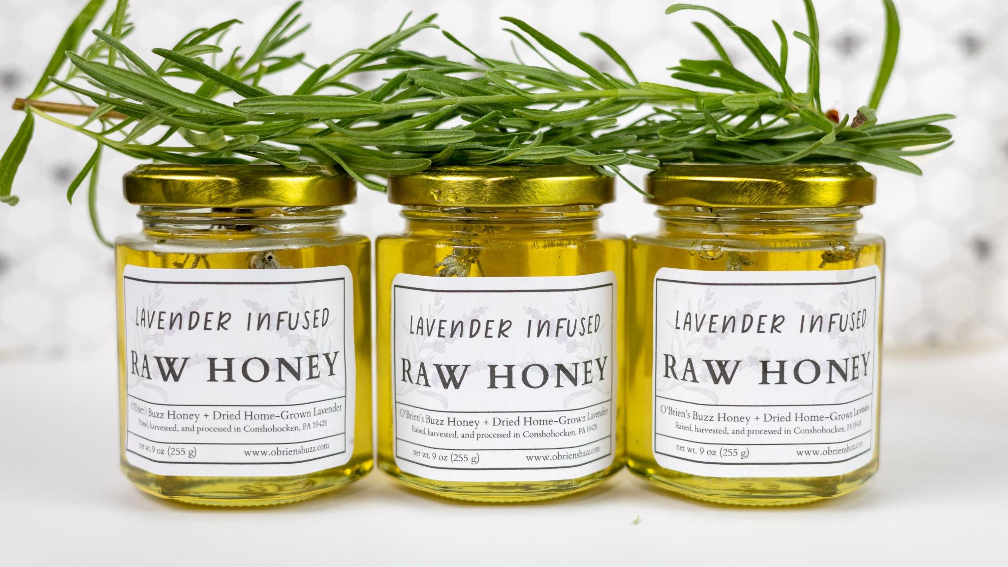 Lavender Infused Raw Honey - Image 3