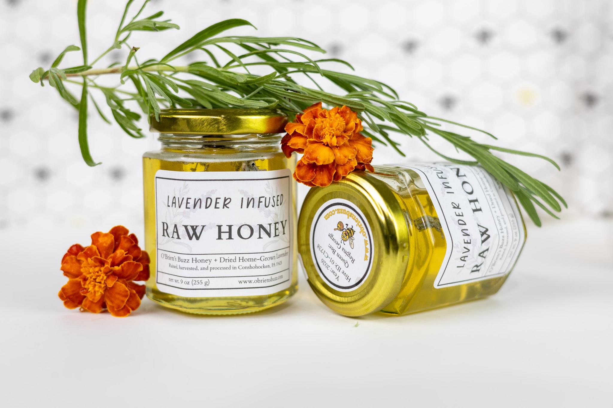 Lavender Infused Raw Honey